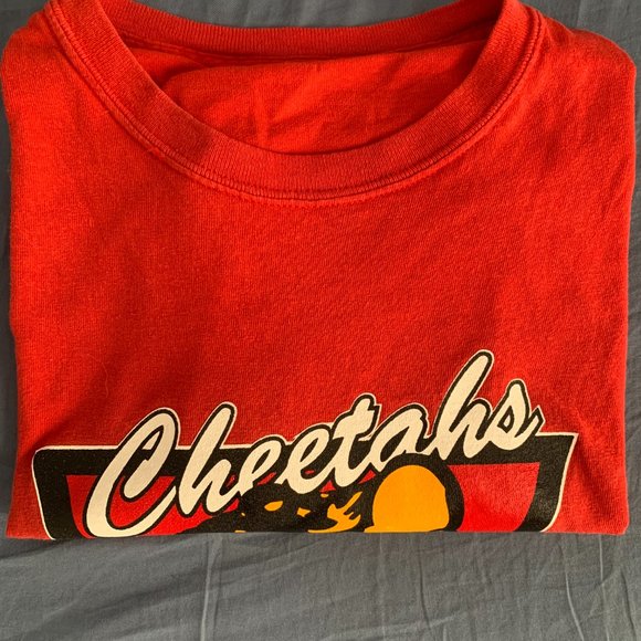 Vintage Cheetah Cheerleading t shirt - cropped- - Picture 3 of 3